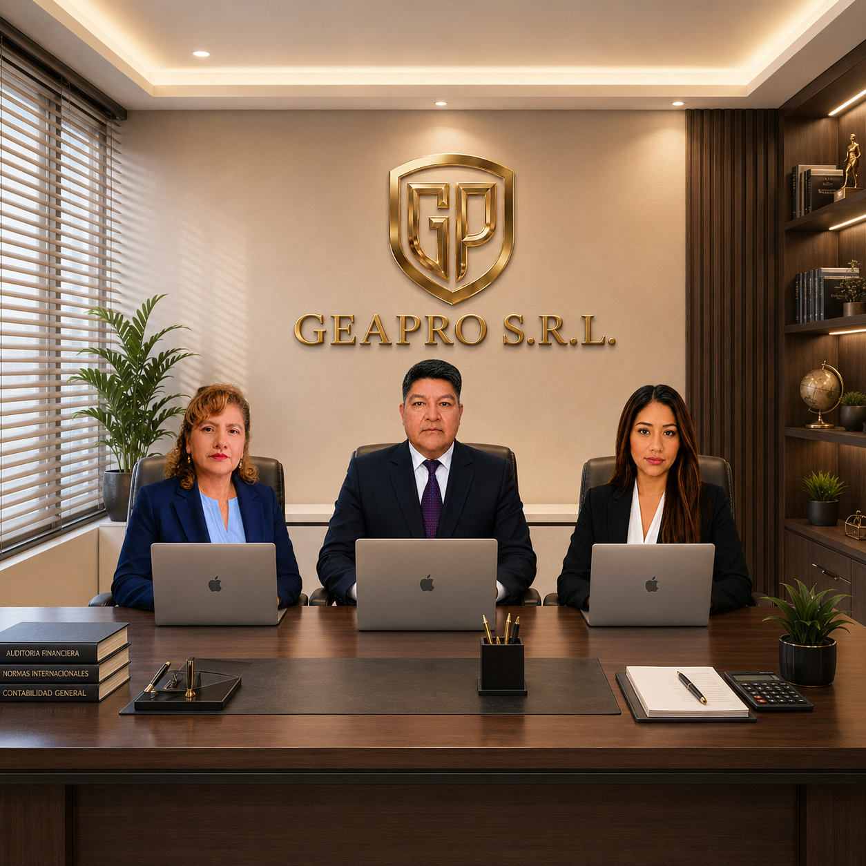 Profesional de GEAPRO revisando información financiera